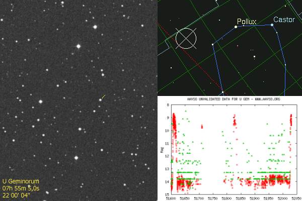 Mira, la estrella cometa