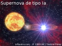 [Sistema binario, pre-supernova de tipo Ia]